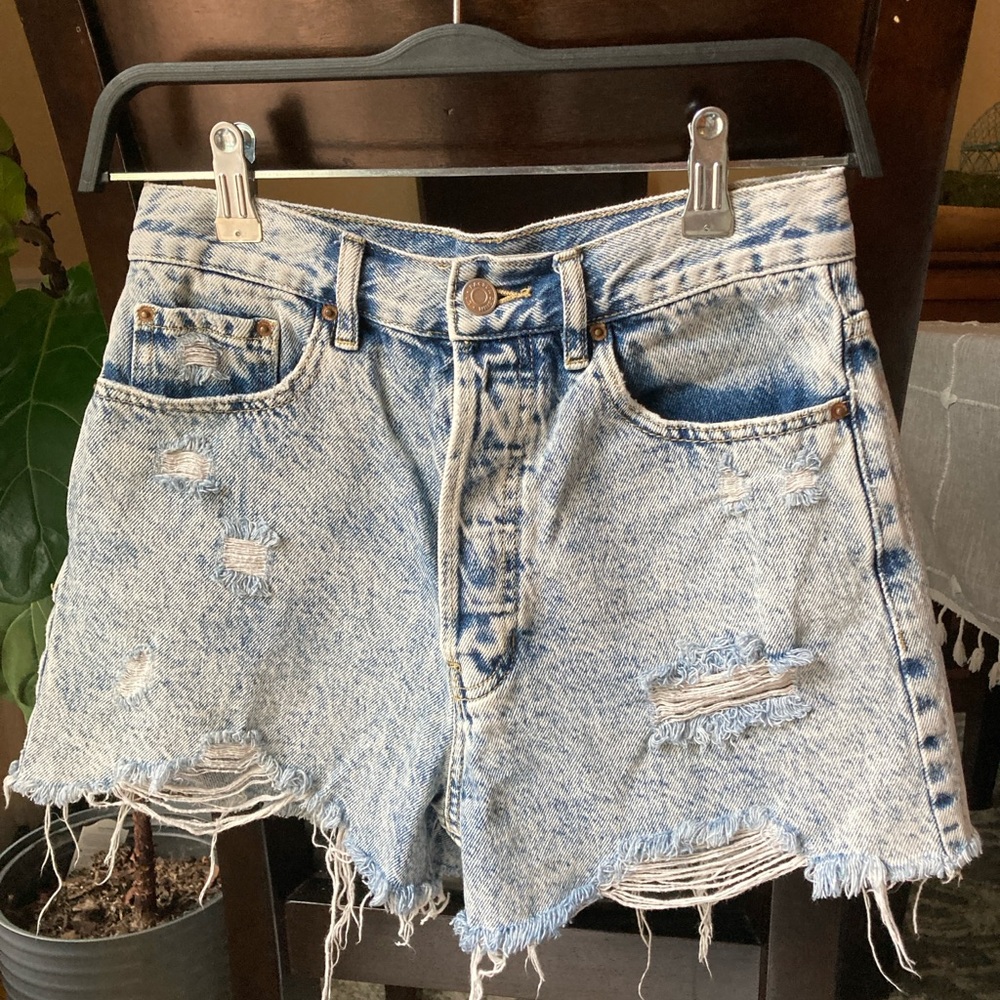PacSun Distressed Denim Shorts